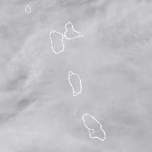 météo tropicale : Image satellite .
