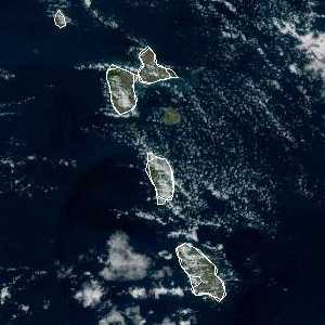 météo tropicale : Image satellite .