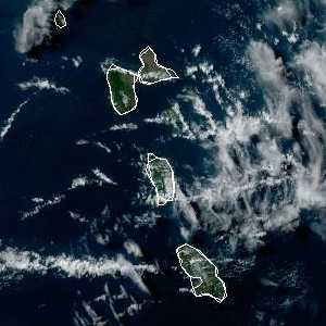 météo tropicale : Image satellite .