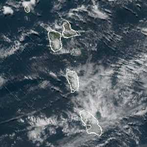 météo tropicale : Image satellite .