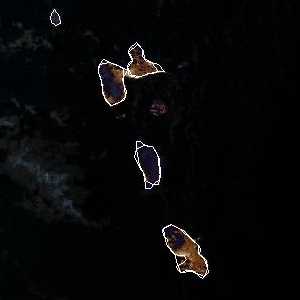 météo tropicale : Image satellite .