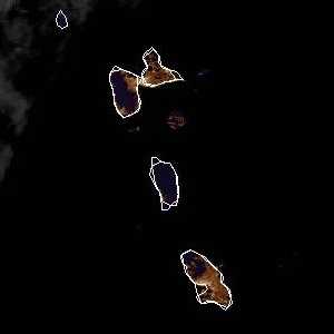 météo tropicale : Image satellite .