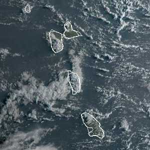 météo tropicale : Image satellite .