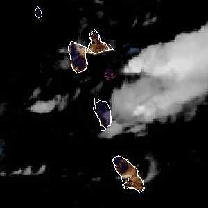 tropical weather: Satellite image.