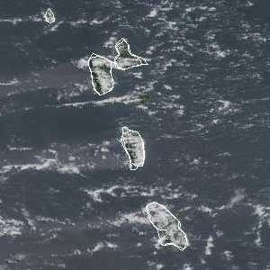 météo tropicale : Image satellite .