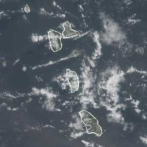 météo tropicale : Image satellite .