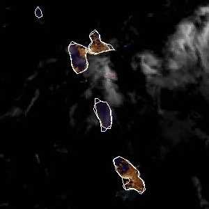 météo tropicale : Image satellite .