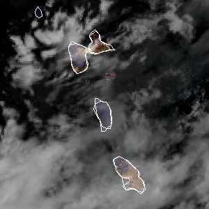 météo tropicale : Image satellite .