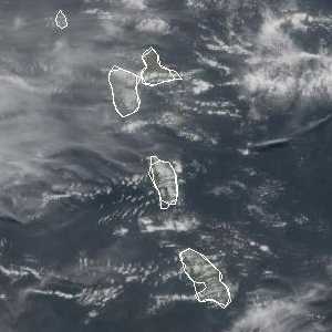 météo tropicale : Image satellite .
