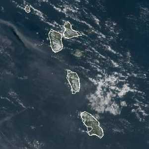 météo tropicale : Image satellite .