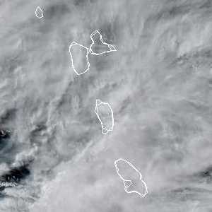 météo tropicale : Image satellite .