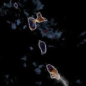 météo tropicale : Image satellite .