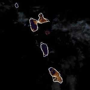 météo tropicale : Image satellite .