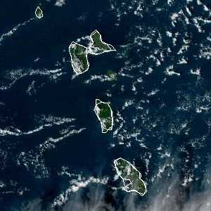 météo tropicale : Image satellite .