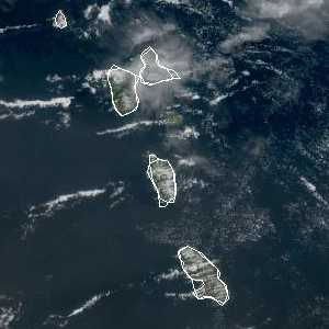 météo tropicale : Image satellite .