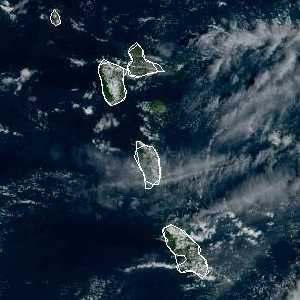 météo tropicale : Image satellite .
