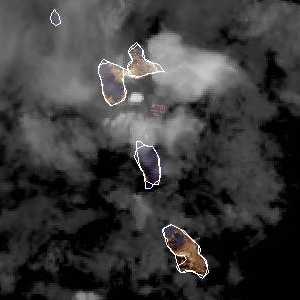 météo tropicale : Image satellite .