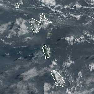 météo tropicale : Image satellite .