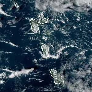 météo tropicale : Image satellite .