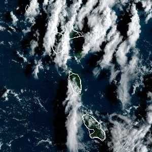 météo tropicale : Image satellite .