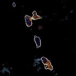 météo tropicale : Image satellite .