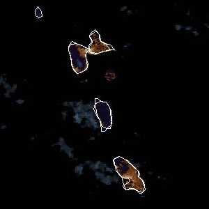 météo tropicale : Image satellite .