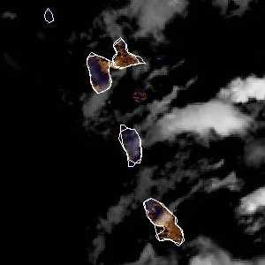 météo tropicale : Image satellite .