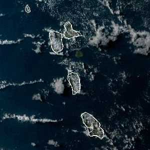 météo tropicale : Image satellite .