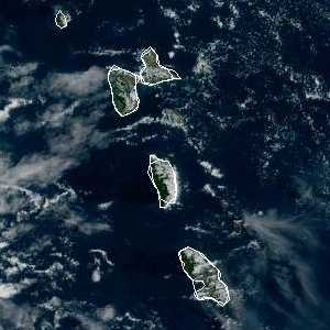 météo tropicale : Image satellite .