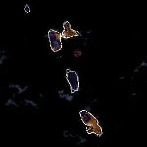 météo tropicale : Image satellite .