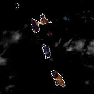 météo tropicale : Image satellite .