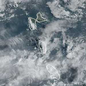 météo tropicale : Image satellite .