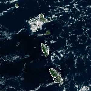 météo tropicale : Image satellite .