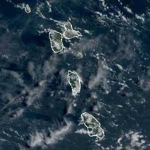 météo tropicale : Image satellite .