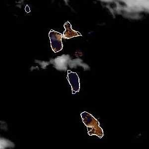 météo tropicale : Image satellite .