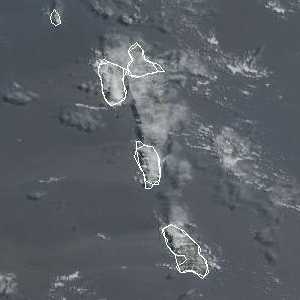 météo tropicale : Image satellite .