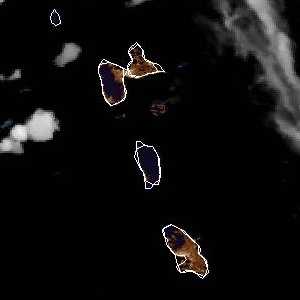 météo tropicale : Image satellite .