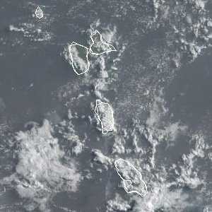 météo tropicale : Image satellite .