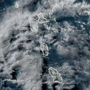 météo tropicale : Image satellite .