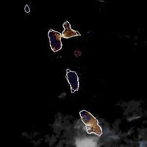 météo tropicale : Image satellite .