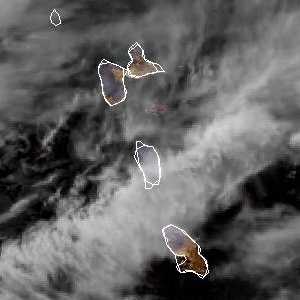 météo tropicale : Image satellite .