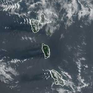 météo tropicale : Image satellite .