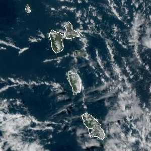 météo tropicale : Image satellite .
