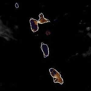 météo tropicale : Image satellite .