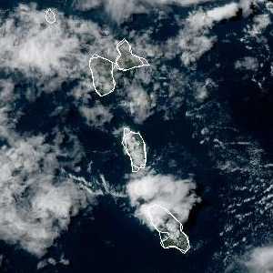 météo tropicale : Image satellite .