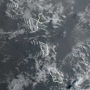 météo tropicale : Image satellite .