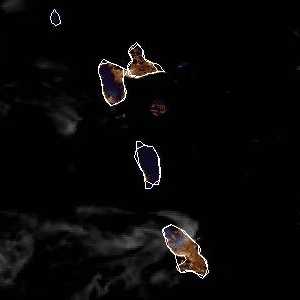météo tropicale : Image satellite .