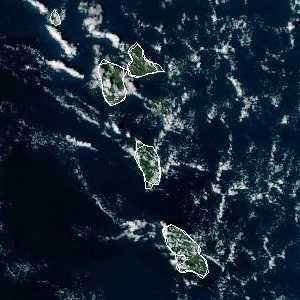 météo tropicale : Image satellite .