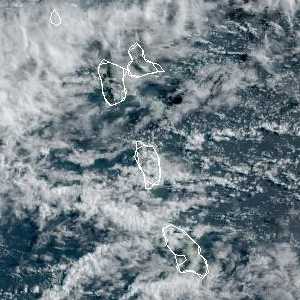 météo tropicale : Image satellite .