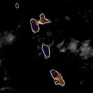 météo tropicale : Image satellite .